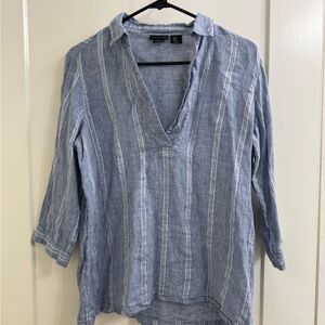 Tahari linen shirt